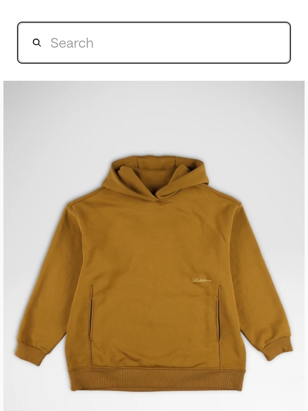 lululemon athletica Men's Mustard Pull-On Hooded Sweatshirt